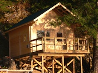 Custom cottages kit built on Nelson Island BC Canada by bavariancottages.com